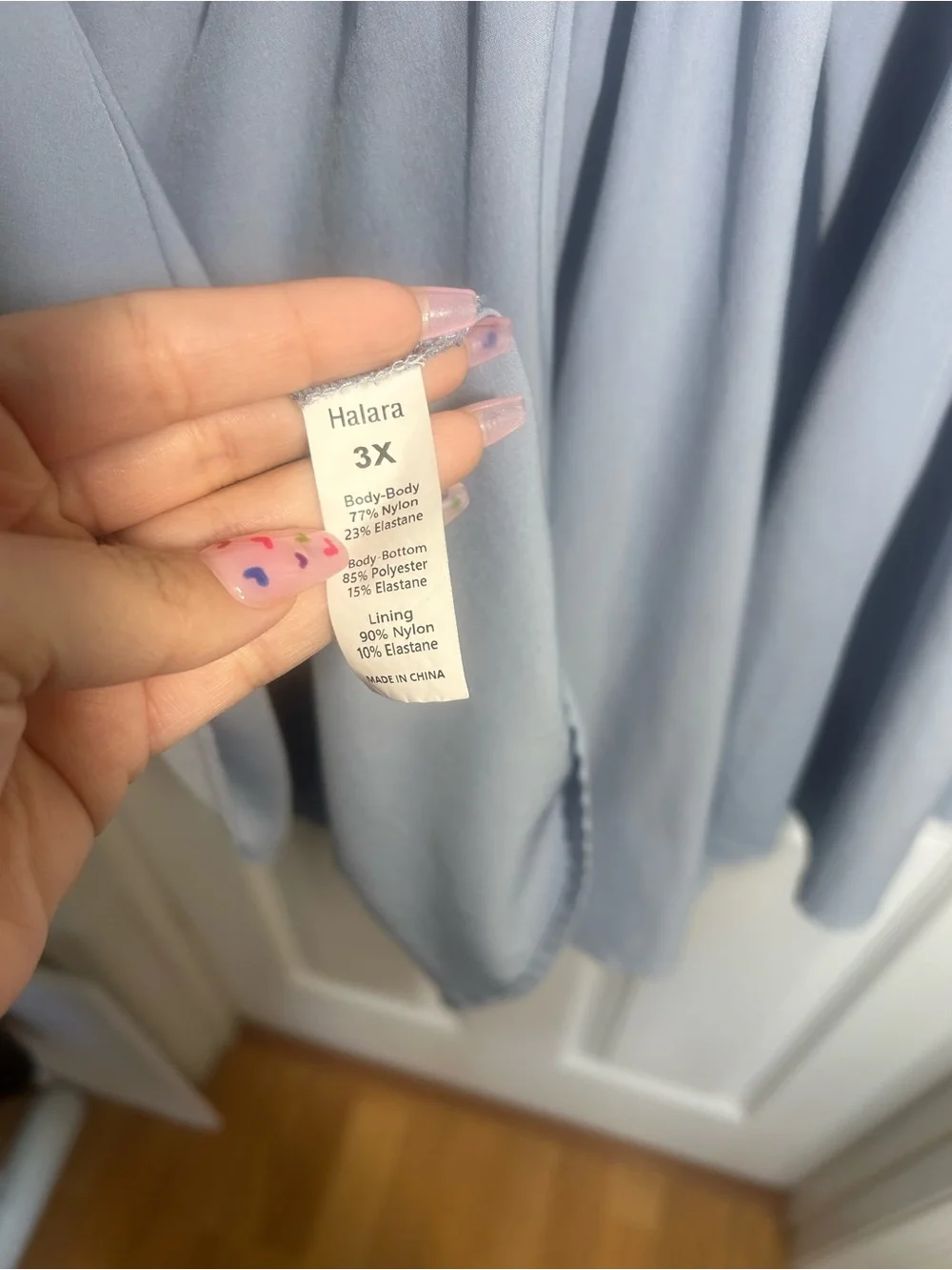 Halara Breezeful Mini Active Dress Light Blue 3X - Picture 10 of 10